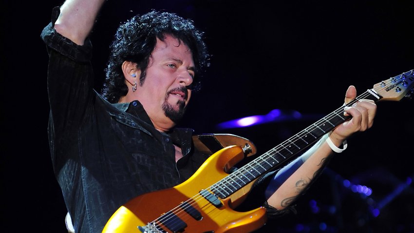 Happy Birthday to Steve Lukather, American, guitarist and producer with Toto, 58 today. Long time Music Man artist.. 