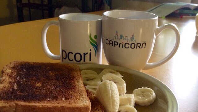 rgreersmith's tweet photo. Thinking about #pcori2015 #BreakFast4Champions https://t.co/nHV89k0kf3