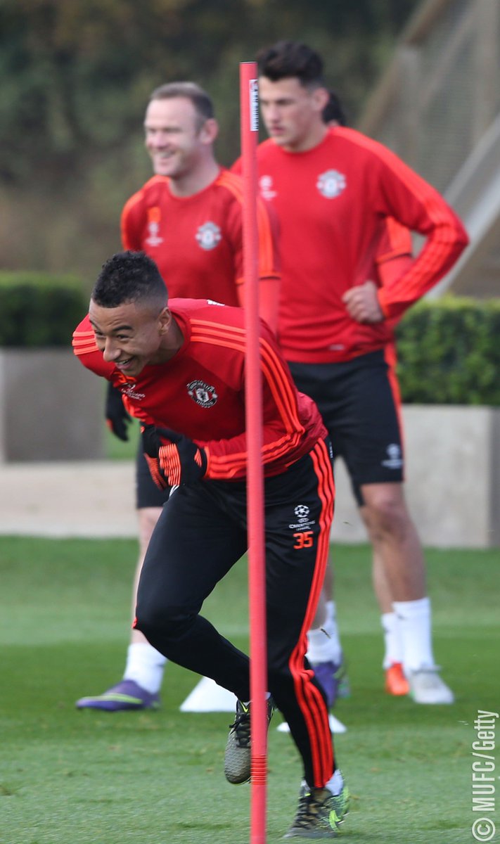ManUtd's tweet image. Big night for Jesse Lingard, who makes his Champions League debut! #mufc