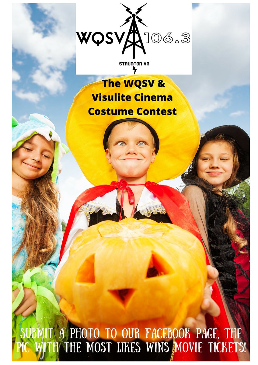 Post your Halloween costume pics to our Facebook page. Pic with the most likes wins...
