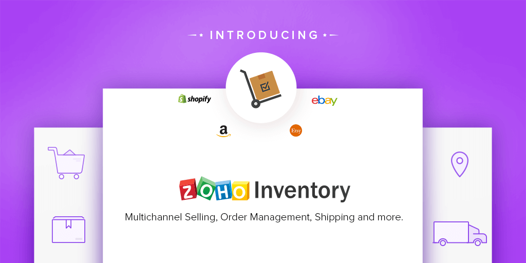 Zoho's tweet image. Introducing Zoho Inventory. Multi-channel selling and order management made easy. zoho.to/IntroducingInv…