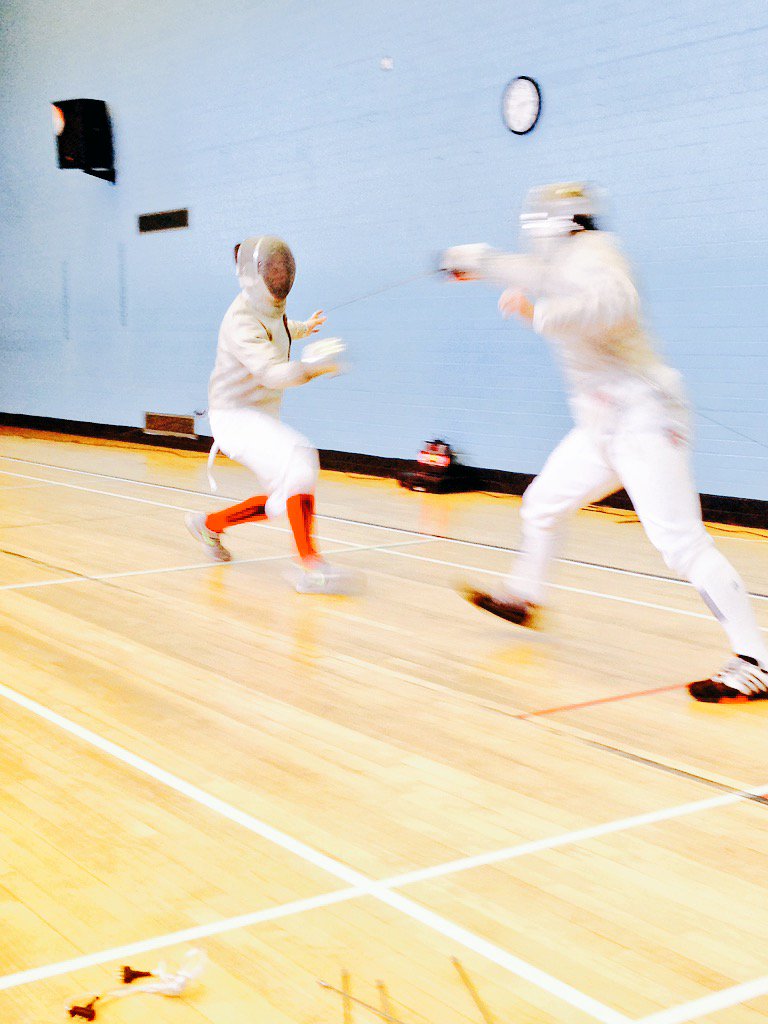 ubu_so's tweet photo. Come on @UoBFencing ! Love the #TeamBradford socks! Great way to kick off our @BradfordUni #BUCSWednesday ! https://t.co/P1rniaksaT