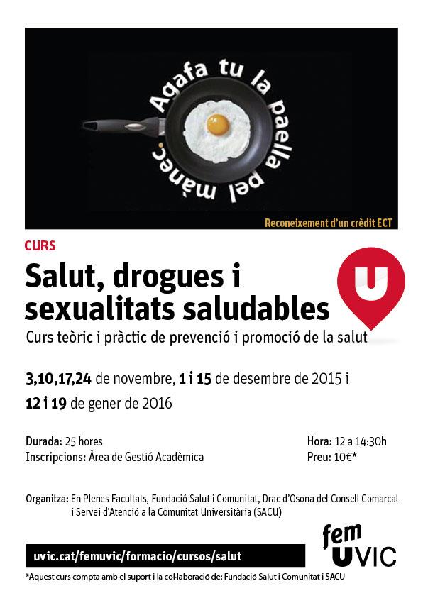 EPfacultades's tweet photo. Curs: Salut,drogues i sexualitat a @uvic_news Inscripcions obertes!  #reconeixementcrèdit amb @DracOsona https://t.co/KyhYZRXfcW