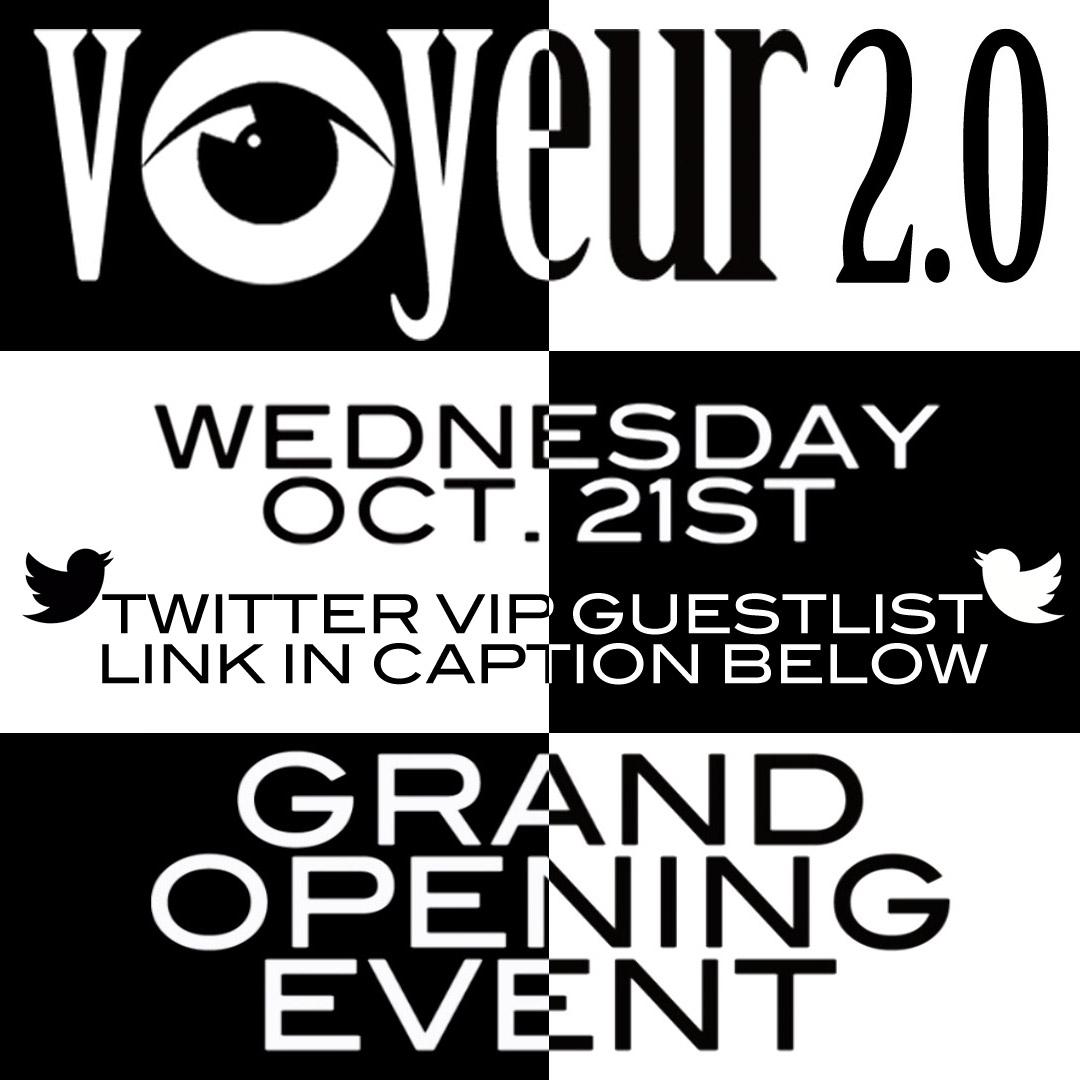 VoyeurNightclub's tweet photo. #v2point0 Launch Party #VIP list signup closes at 7pm. Be on it!
https://t.co/E5udCqRCqz #voyeurPHL #Voyeurnightclub https://t.co/gaQS8IzYdk
