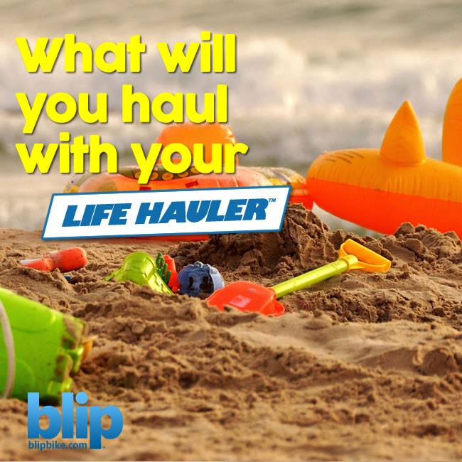 What will you haul with your Life Hauler? #bicycles #ebike #biking #bicycing #riding #cargo blipbike.com