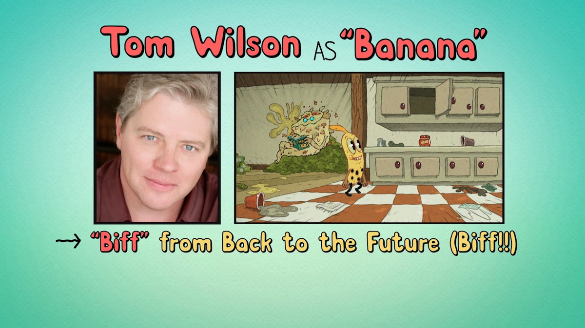 Nickelodeon's tweet photo. #NickFact Did you know #BackToTheFuture's Tom Wilson is the voice of Banana on #PGBC? https://t.co/L5xkbRKaQ8