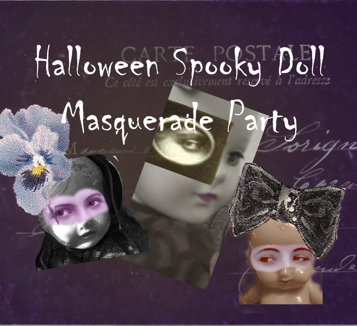 Just renewed: #Halloween Masquerade Spooky Doll Party Digital #Collage Sheet etsy.com/listing/162628… #cutebutspooky