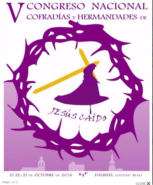 santiamce's tweet photo. Presentación Cartel Conmemorativo V Congreso Nacional de Hermandades y Cofradías de Jesús Caído de @moraosdaimiel https://t.co/Jk0dto2MBt