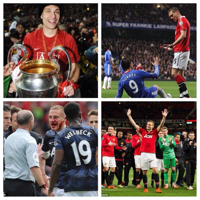 \" Happy 34th birthday  Nemanja Vidic!!! Our Serbian monster..... 