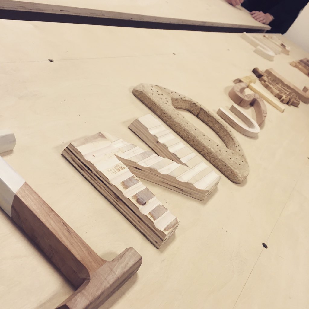 jmu_id's tweet image. Letters to thermoform! JMU INDUSTRIAL DESIGN. #jmuid