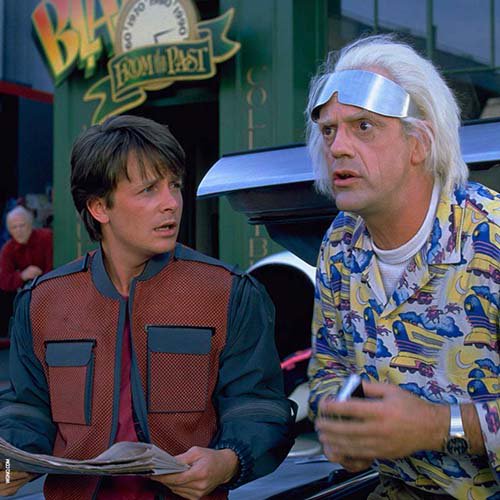 DIRECTVLA's tweet photo. ¡Bienvenidos! Hoy, Marty McFly y el Doc llegan a nuestra época. RT si #BackToTheFuture es tu peli favorita. https://t.co/JMKIm2ewTr