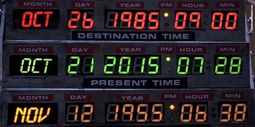 DIRECTVLA's tweet photo. ¡Bienvenidos! Hoy, Marty McFly y el Doc llegan a nuestra época. RT si #BackToTheFuture es tu peli favorita. https://t.co/JMKIm2ewTr