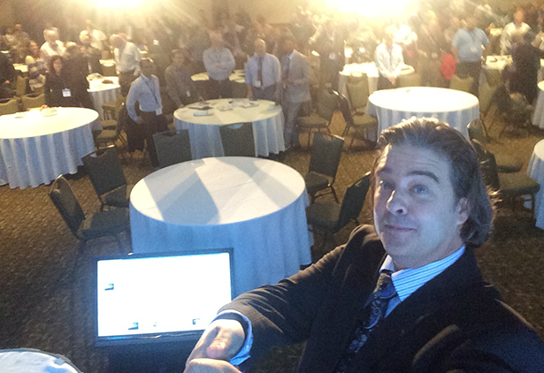 HexagonSIGPS's tweet photo. David Monaghan taking a selfie of the #smartcity discussion at #ICANuc. @Intergraph SG&I followers. https://t.co/v0bboxTRru