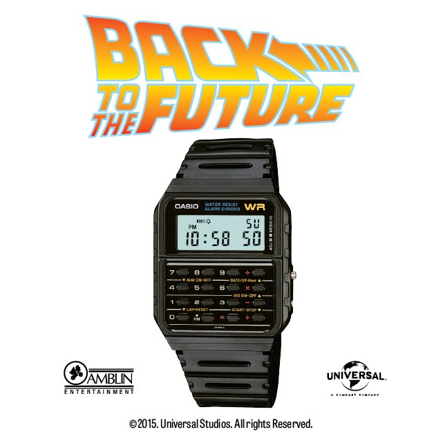 AmazonUK's tweet photo. Flashback to the classic Marty #BackToTheFuture watch. Who remembers wearing one? https://t.co/x3fFe8vrcN  @casiouk https://t.co/uG9OlMk3DZ