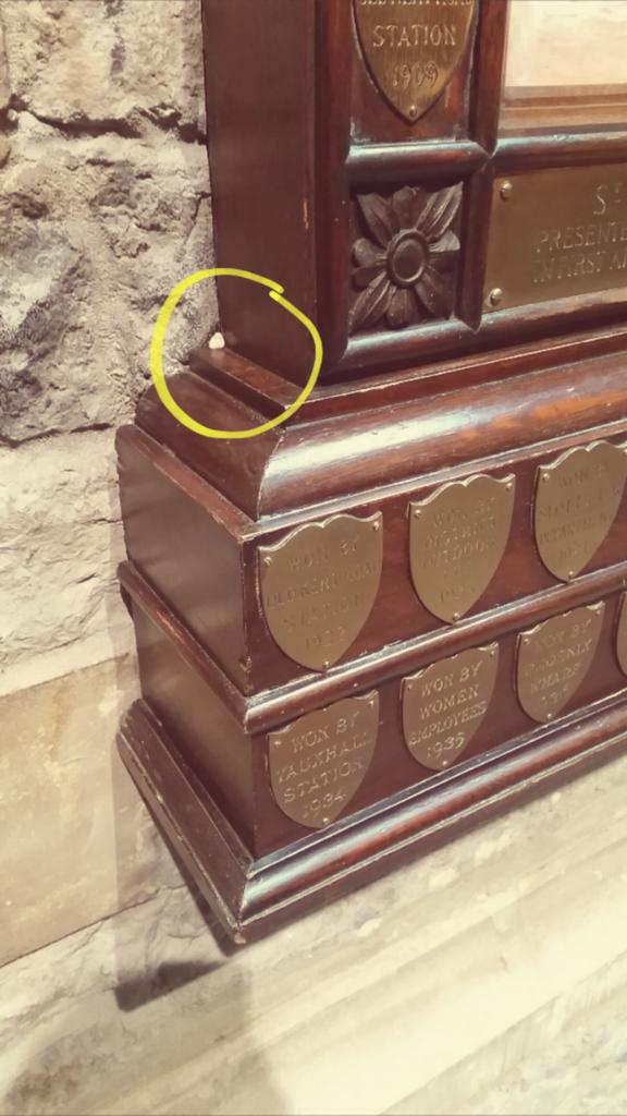 StJohnsGate's tweet image. Museums find chewing gum on gilded frames, antique tables and cabinets.  #conservationproblems. Should it be banned?