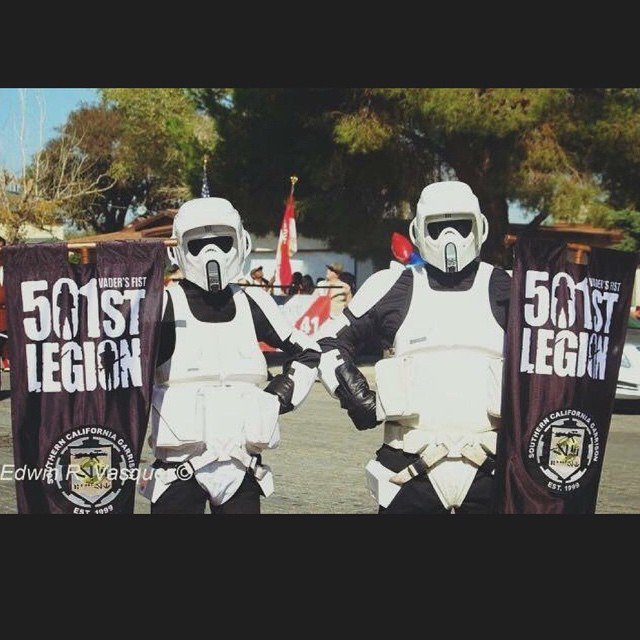TB-2493 &amp; TB-3652 preparing for a parade march. #ScoutAday