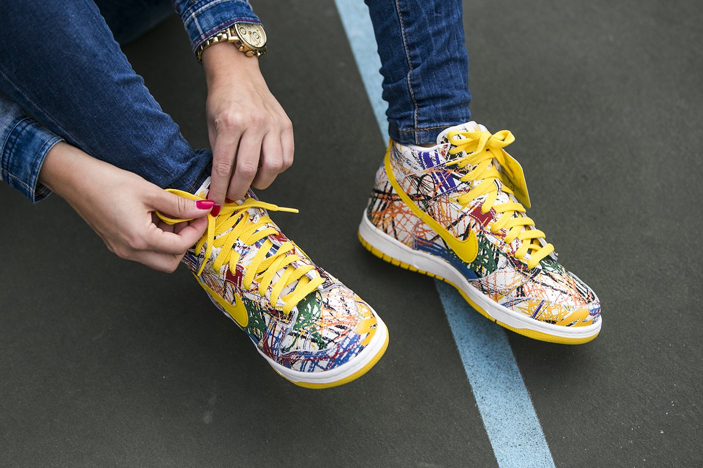 nike dunk scribble