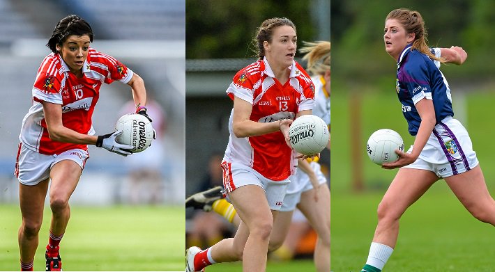 LadiesFootball's tweet photo. @TG4TV Junior Players Player of the Year Nominees Rosanna Heeney (Scotland), Kate Flood&amp; Paula Murray (Louth) #TG4AS https://t.co/W6g8htEMvy