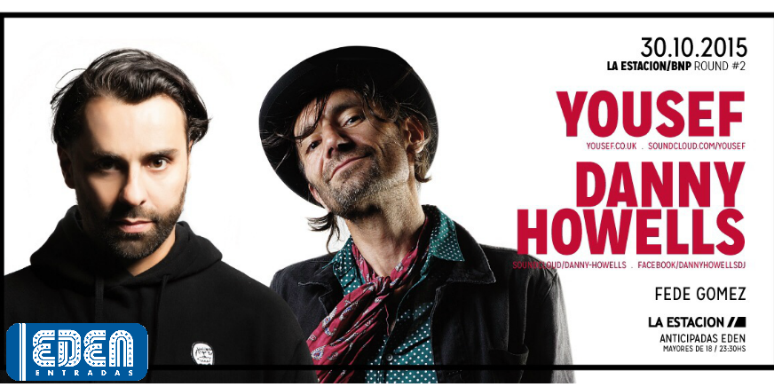 edenentradas's tweet photo. 30/10 23.30hs Pre Apertura La @estacionok Round 2 -@Danny_Howells -Ver +info en  https://t.co/eRml4CcgRU https://t.co/n5o7g3fZ2M