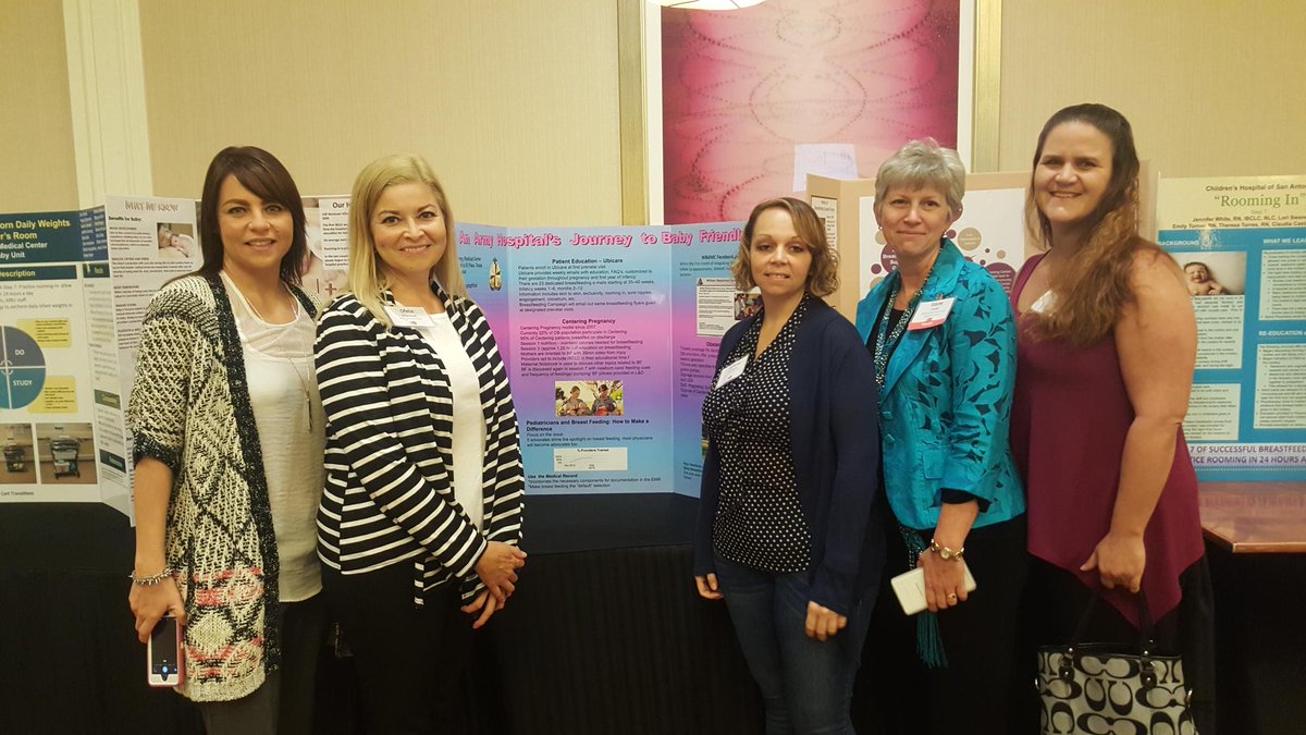 Kimberly_724's tweet photo. At the CHAMPS Breastfeeding summit with Dr Frazier, Ms. O'Donnell, &amp; CPT Schwarz! Go WBAMC! # WBAMC #breastfeeding https://t.co/EayM5wKkY0
