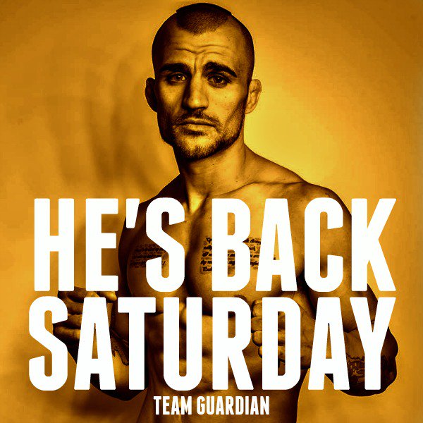 Team Guardian powerhouse @MarkChericoMMA fights for <a href="/GladiatorMMA412/">GOTCMMA</a> featherweight gold Saturday night in Cheswick!