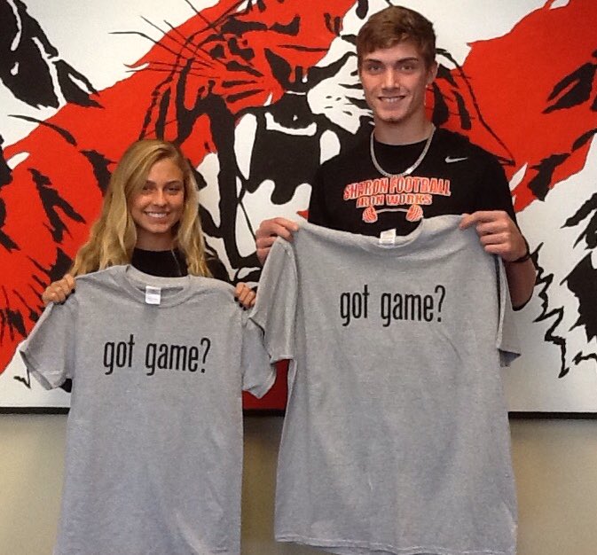Sharon's Jordan Williams &amp; Andrew Tomko Got Game!! 
They were our Reinhardt's September MC Athletes of the Month!