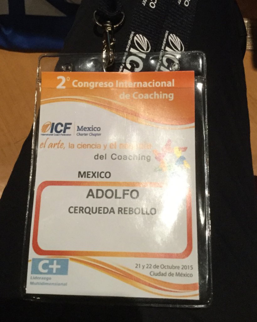 Adolfo_Cerqueda's tweet image. #CongresoICF2015 @ICFMexico #inLearning 😁