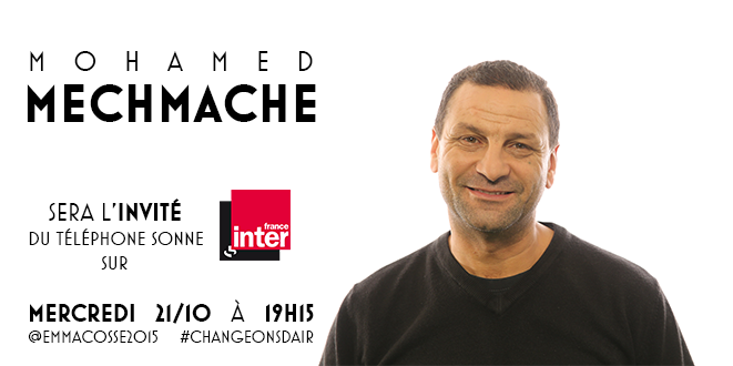 emmacosse2015's tweet photo. .@MMechmache sera l’invité de @ndemorand pour le @TelSonne sur @franceinter ce soir à partir de 19h15. https://t.co/KVcYw0XNTY