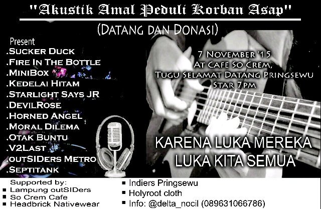 IndieMusikPringsewu (@indierspsw) on Twitter photo Datang dan Donasi!! <a href="/8rianna_/">Brianna Simorangkir</a> <a href="/IndiersPSW/">IndieMusikPringsewu</a> <a href="/JRX_SID/">JRX</a> @ForumHijau_ID <a href="/walhinasional/">WALHI</a> <a href="/walhilampung/">WALHI Lampung</a> #MelawanAsap Datang dan Donasi!! <a href="/8rianna_/">Brianna Simorangkir</a> <a href="/IndiersPSW/">IndieMusikPringsewu</a> <a href="/JRX_SID/">JRX</a> @ForumHijau_ID <a href="/walhinasional/">WALHI</a> <a href="/walhilampung/">WALHI Lampung</a> #MelawanAsap