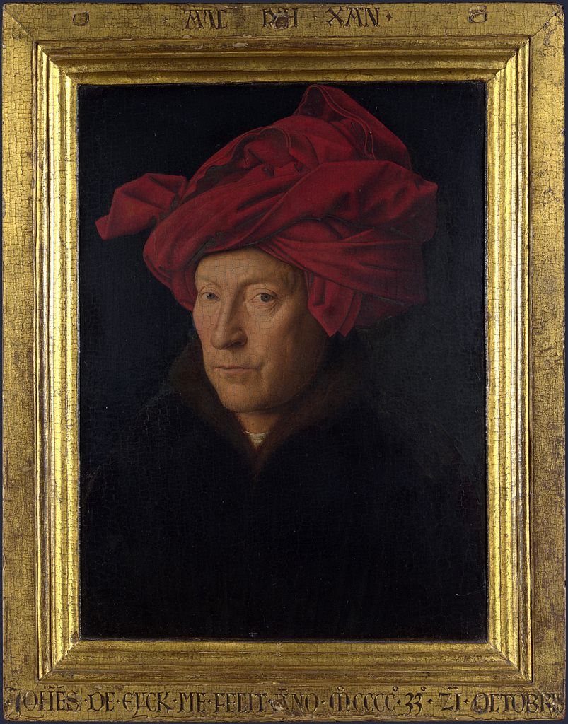 Samford_Visual's tweet image. This day in history: Jan van Eyck's Portrait of a Man, 1433 #samfordarts @nationalgallery