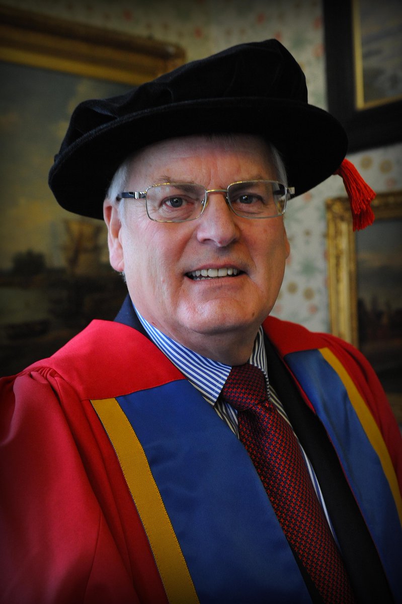 UniofSuffolk's tweet photo. Congratulations to Graham Butland, Chief Executive of @EACH_hospices,โ on becoming an Honorary Graduate #UCSgrad https://t.co/4DqKwgBinP