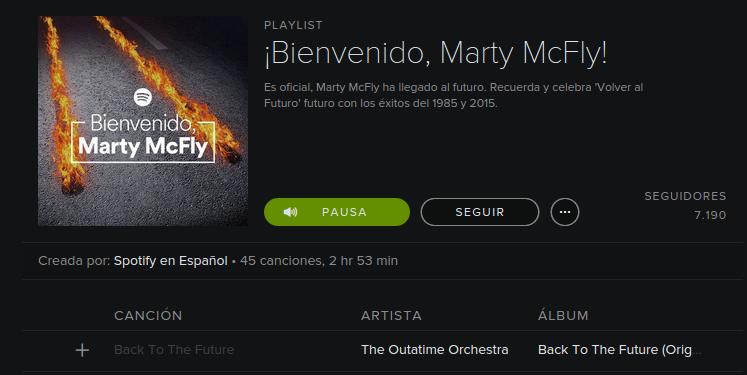 SchnitzelSama's tweet photo. Pues nada el #FailDelDia se lo lleva @SpotifyMexico; Son unas Gallinas Spotify! #BackToTheFuture https://t.co/3QXnWhs2E8