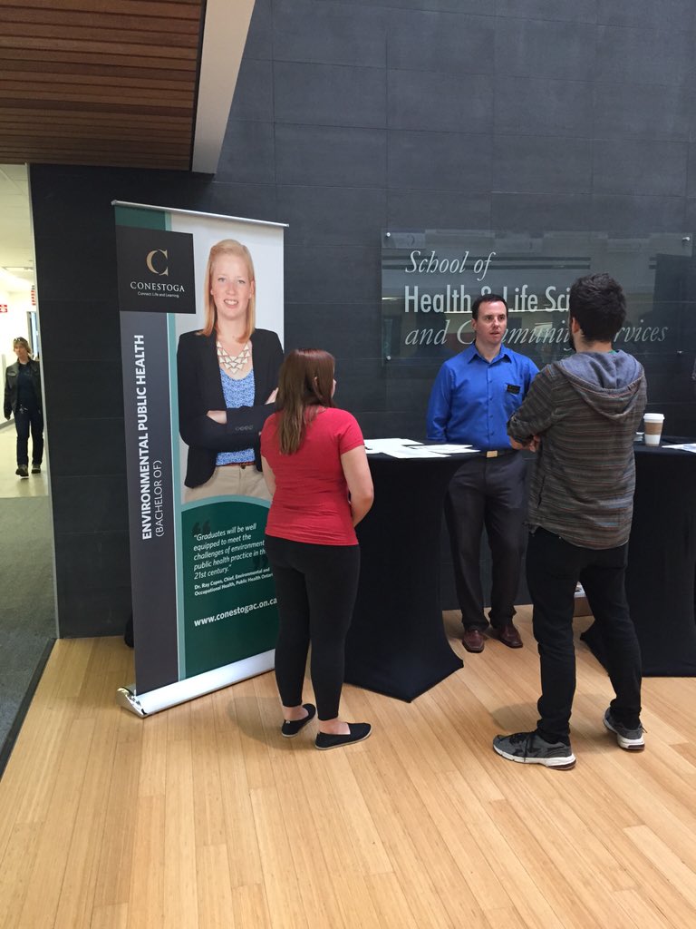 kmskivi's tweet photo. @kdiplock02 plugging the new BEPH at #conestogacollege @CIPHI_Ontario https://t.co/Oa5MiX2vTy