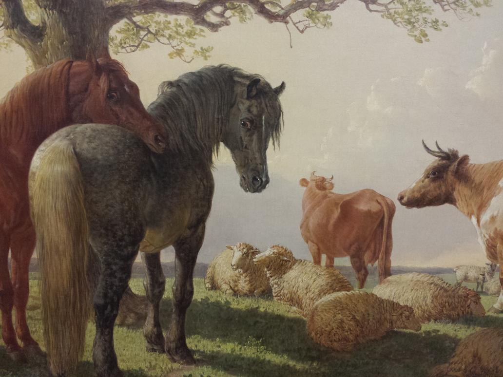 DallasAuction's tweet image. John Frederick Herring, Sr. oil on canvas in our Nov. 4th Fine Art Auction.