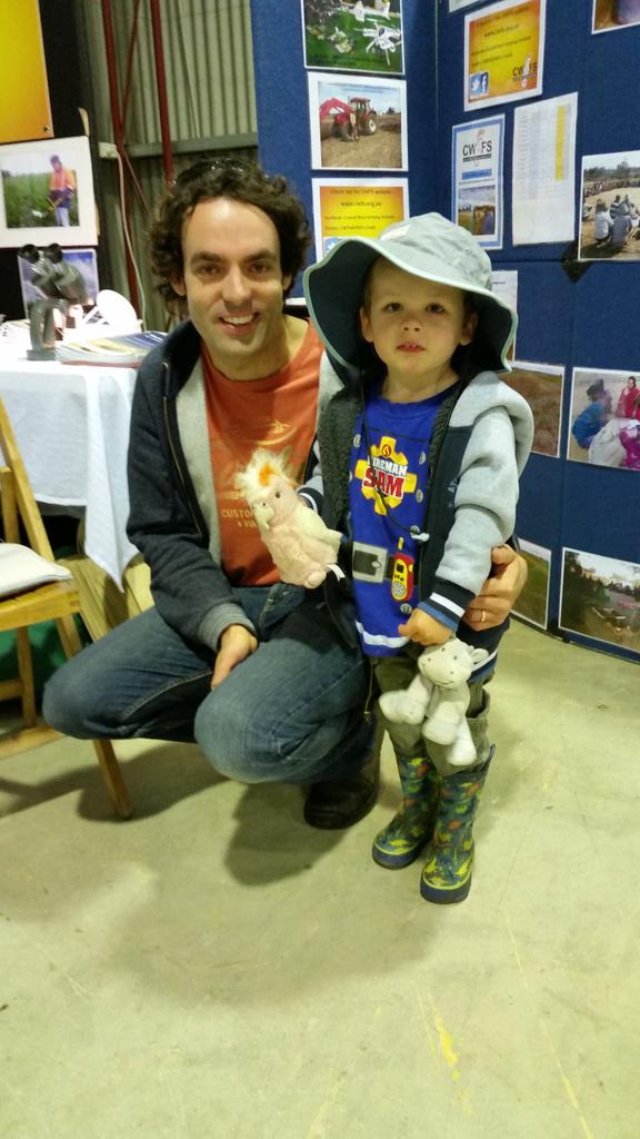 One of our future farmers visits our CWFS site <a href="/ANFD_Orange/">ANFD</a>