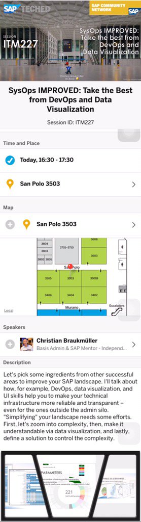 CBasis's tweet image. ITM227 (CommunitySession) SysOps&amp;amp;DataViz for #sapadmin starts 4:30pm (Timelines and Heatmaps meet SAPBasis)