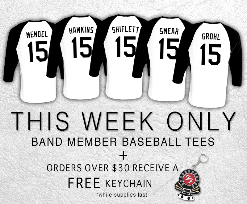 band baseball tees