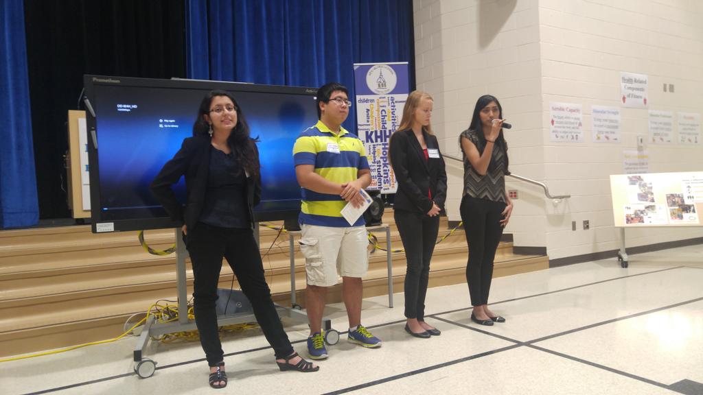 Student leaders talk about the amazing things <a href="/HelpingHopkins/">Kids Helping Hopkins</a> does for Hopkins patients on a daily basis. #TeamBCPS