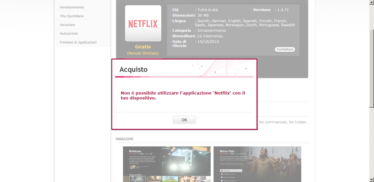 oakabilly's tweet photo. @NetflixIT No APP per LG42LN570S? :( https://t.co/BNl2LBQuHs