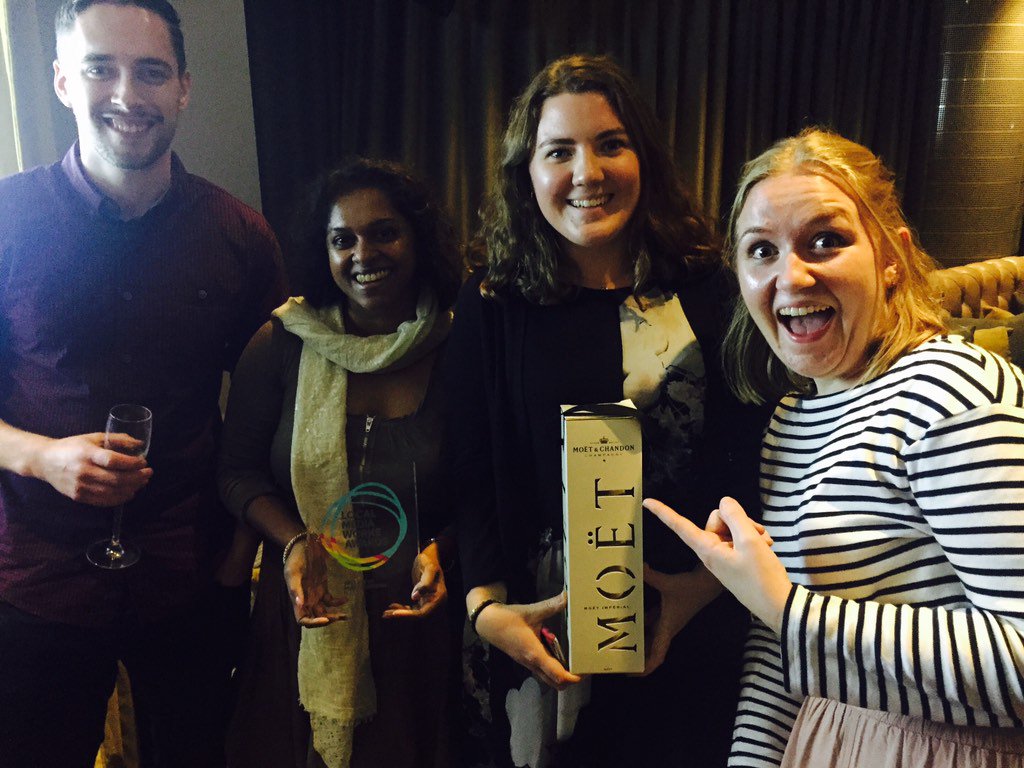 RebeccaAtRocket's tweet image. We won!! Best use of multi-platforms. Go team! #LMWA