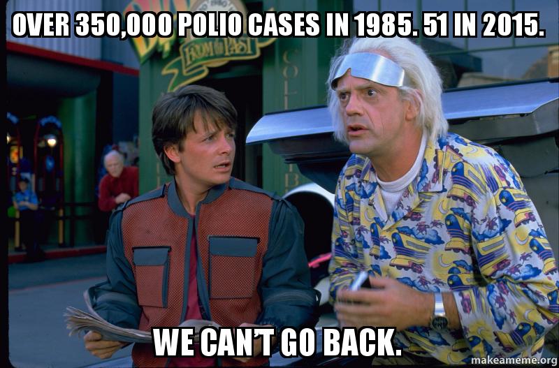 EndPolioNow's tweet image. .@Rotary started the PolioPlus program in 1985. Help us #endpolio forever: endpolio.org #BackToTheFuture
