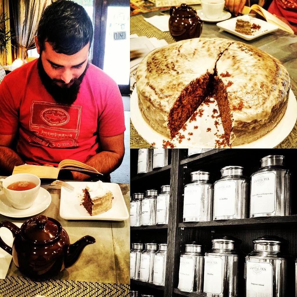 CapitalTeaCO's tweet image. #RainyDays, #books, #tea, #gingerbread, #lunch. Only here at #capitaltea. #joinus #Denver #denvertea #teashop #5280