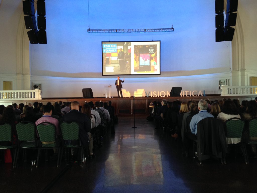 lisabourgeois's tweet image. CEO @MillerUnplugged kicks off #VCSummit-going beyond big data ..Meaningful customer relationships IS the way!