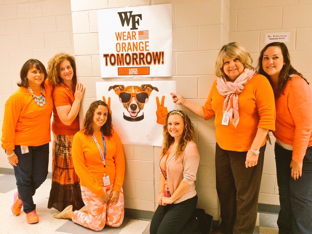 WFHSCounselors's tweet image. #UnityDay @WCPSS 🔶🍊🔶🍊Student Services @WFHSCougars @WFHS_YBK @WF_forestfire @BullyFreeNC @WakeSchCounslor @WFsga