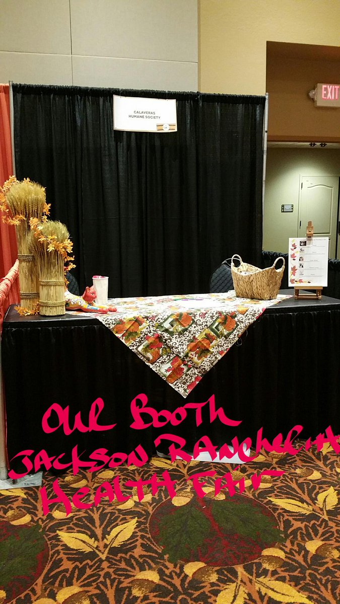 Yahooooo we are at the Jackson Rancheria Employee  Health Fair