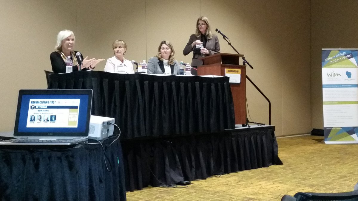 mlebrun's tweet image. "No challenge was too big," Rita Cox, Coating Excellence International, at Women in Manufacturing panel. #MFGFirst