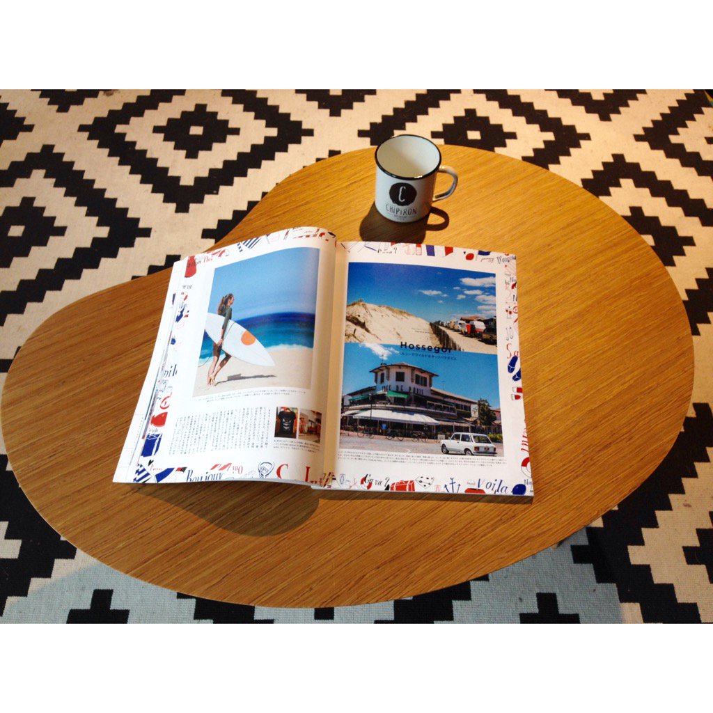 #PARUTION dans le mag japonais #HONEY #chipironsurfboards #hossegor #beachguide