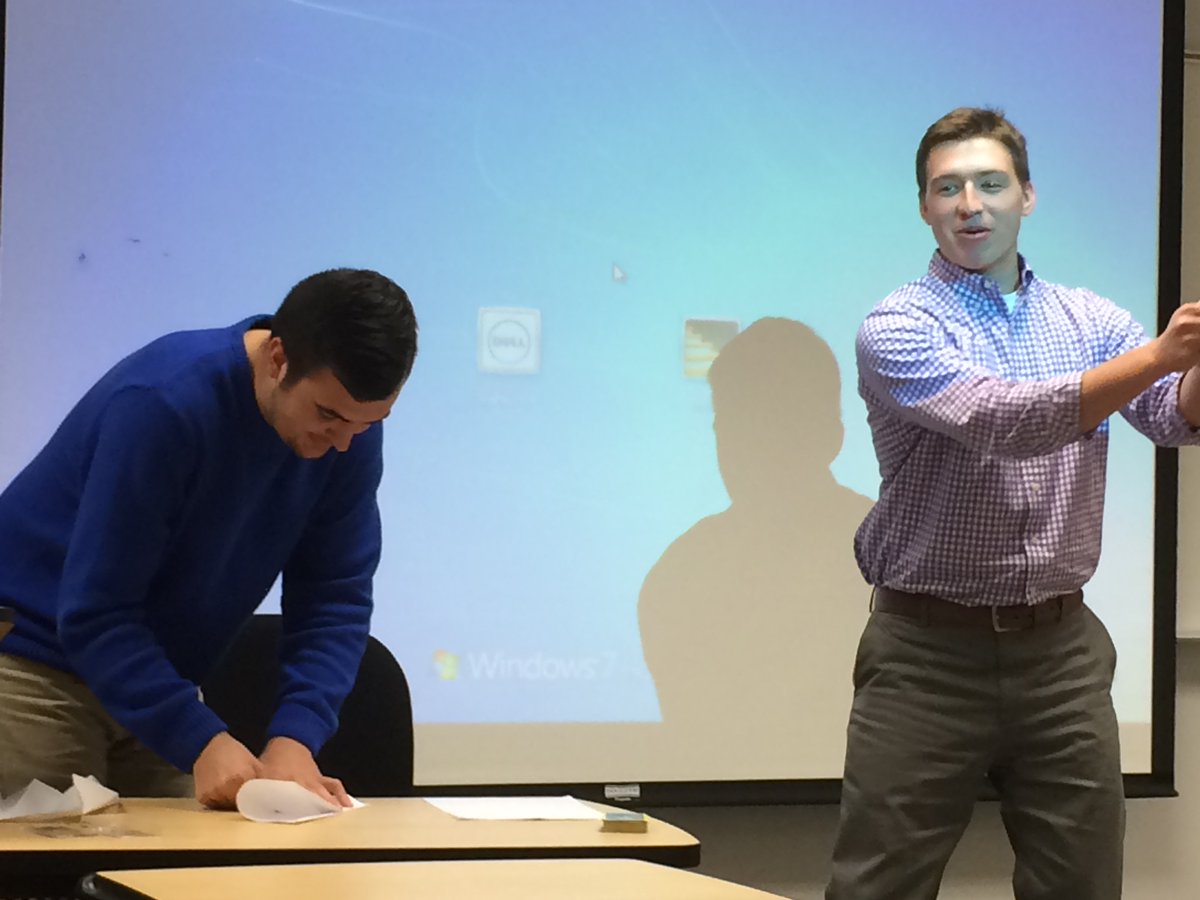 instructcomm's tweet image. Our ICR Faculty preparing for class! "The Demonstration Speech: One of the Most Memorable Days in CIS 110/111/112"