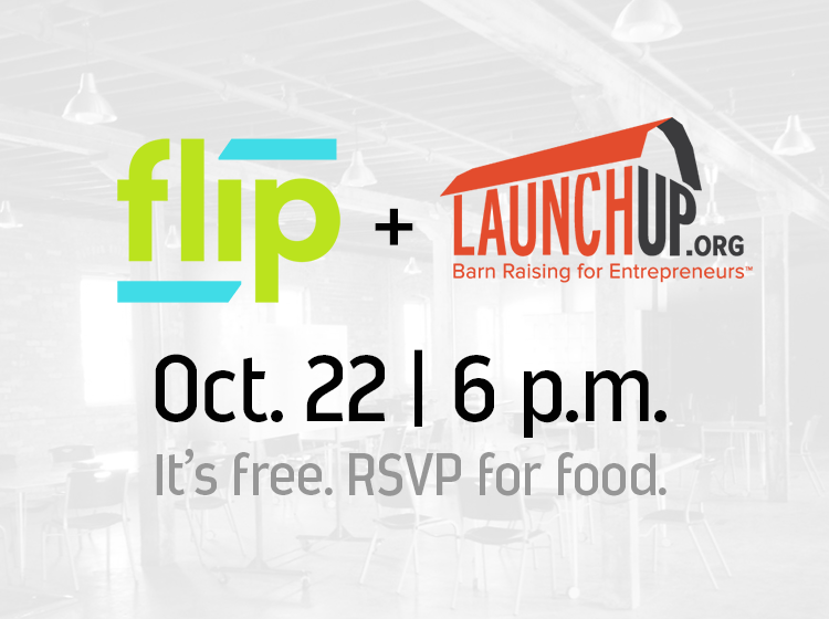 whatisflip's tweet photo. We're presenting at LaunchUp tomorrow night in the @DevMtn​ space. RSVP here for food: https://t.co/vwGB3nNUVH https://t.co/2i9sWjPgrq