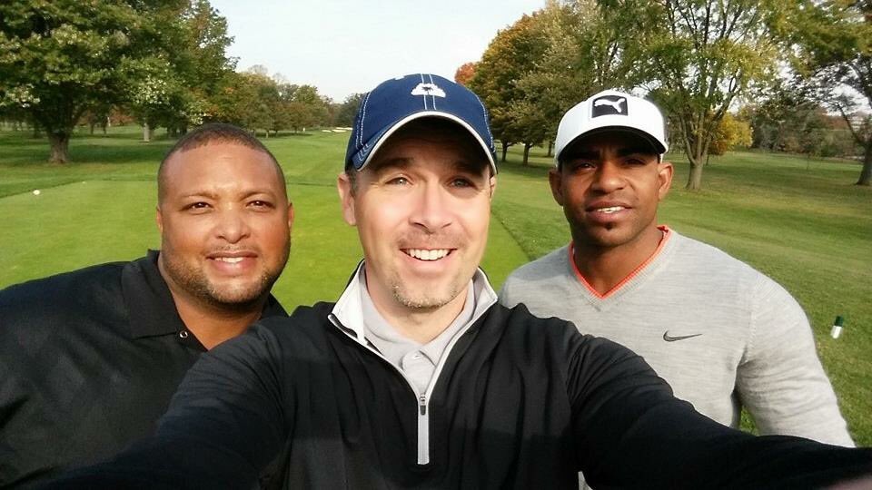 JWood_23's tweet photo. So I guess my uncle decided to golf with yoenis cespedes today #MetsCenterFielder https://t.co/i034NpJEOx